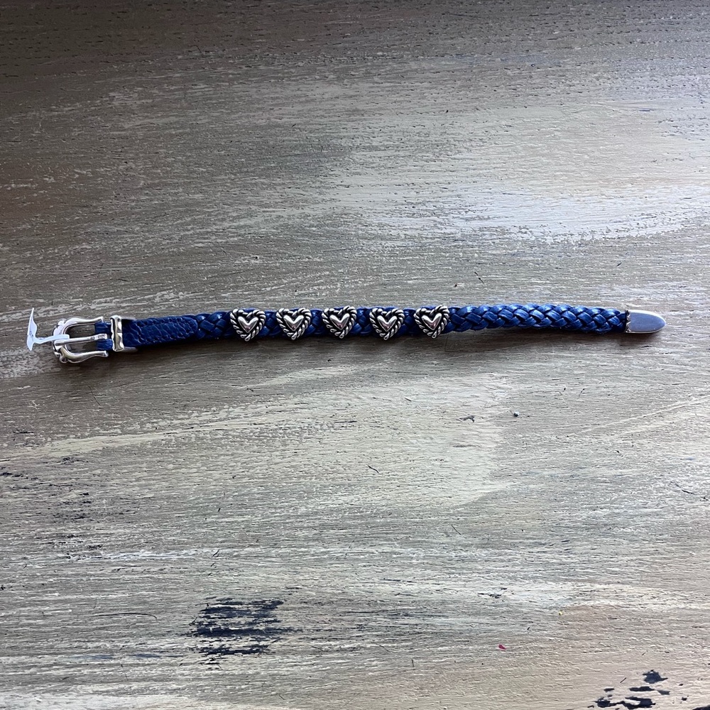Roped heart braid bandit bracelet